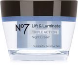 Ascensor no7 y Luminate Triple Action Crema de Noche