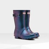 Botas de lluvia cortas en azul Wave Original de Hunter