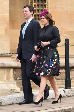 princesa eugenie abrigo pascua 