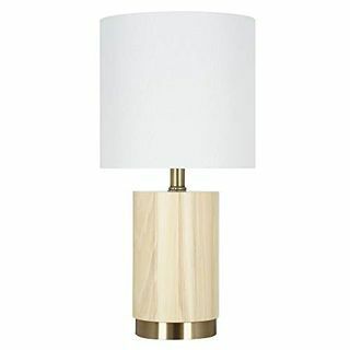 Lámpara de mesa escandinava de madera clara Rivet