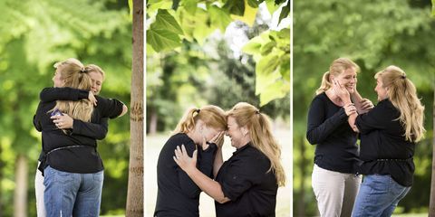 Tessa reunión Ferguson y Lynn Bailey por primera vez