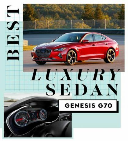 premios al mejor coche al mejor sedán de lujo genesis g70