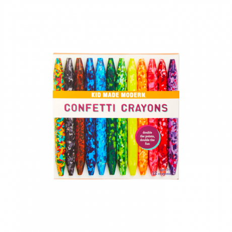 Lápices de colores de confeti