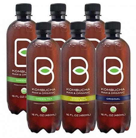 Kombucha cruda y orgánica (paquete de 6)