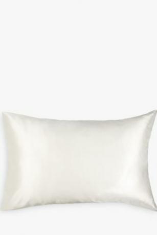 John Lewis & Partners The Ultimate Collection Silk Standard Funda de almohada, gris perla