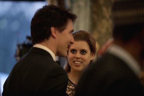 Princesa Beatriz de York y Justin Trudeau