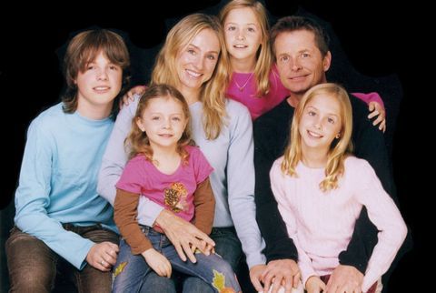 familia de michael j fox