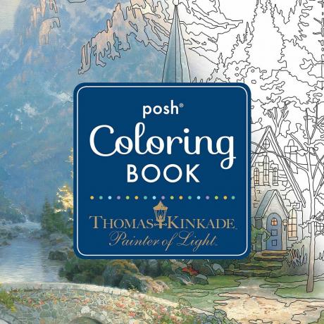 Libro de colorear para adultos: Diseños de Thomas Kinkade