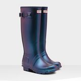 Botas de lluvia altas originales en azul Wave de Hunter