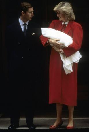 charles Diana Prince y el príncipe Harry 1984