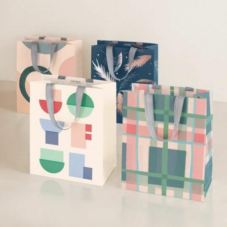 Bolsas de regalo navideñas para amantes del diseño