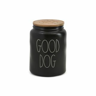 Bote de tapa de madera Good Dog