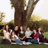 Foto de familia de Amy Grant y Vince Gil